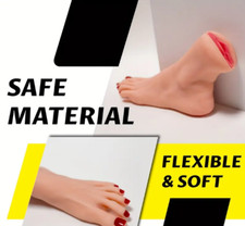 Piede Realistico Donna in Silicone Masturbatore Sexy Fetish