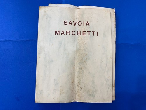 Savoia marchetti dispensa - marchetti,