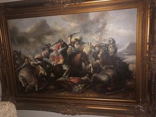 Battaglia A Cavallo.olio