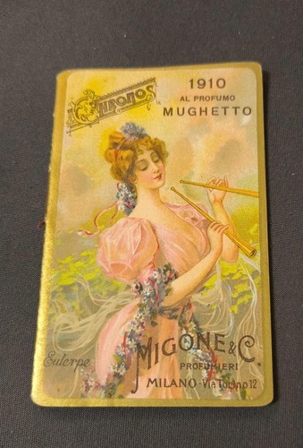 Calendarietto barbiere 1910 - calendarietto,