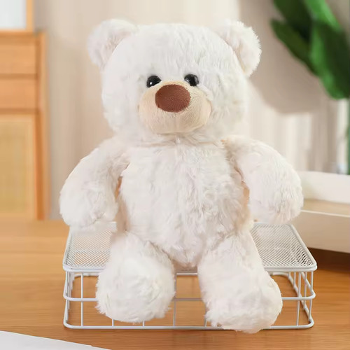 Orsacchiotto peluche bianco - orsacchiotto,
