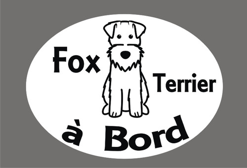 Sticker fox terrier - -,