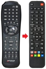 Telecomando adatto per advance - telecomando,