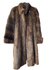 Pelliccia vera Colore Marrone Taglia 44