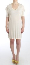 C'N'C COSTUME NATIONAL Dress White Modal Tube Shift Short IT42/US6/ S RRP $250 