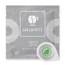 150 Cialde In Carta Lollo Caffè Miscela Argento Tostatura Scura Intenso Forte