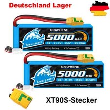 2x YOWOO 11,1V 3S Lipo batteria batteria 5000mAh 150C per RC aereo auto barca