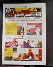 IL GIORNALE DI CINO E FRANCO  ANNO I - VOL 1 - 1938  NERBINI  ristampa 1976