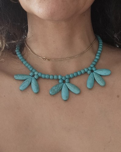Collana turchese naturale - collana,