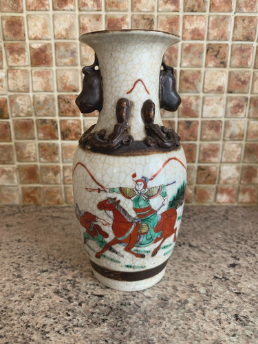 Vaso ceramica guerrieri