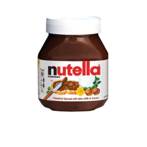 Nutella hazelnut spread jar - hazelnut,