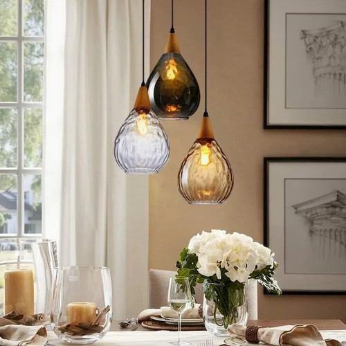 Lampadario globi colori - lampadario,