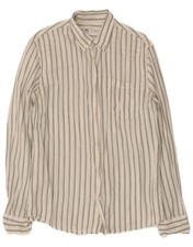 Zara camicia uomo media bianca