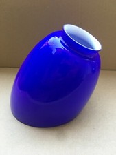 Vetro ricambio Lampada ministeriale americana blu interno bianco e27 e14 grande