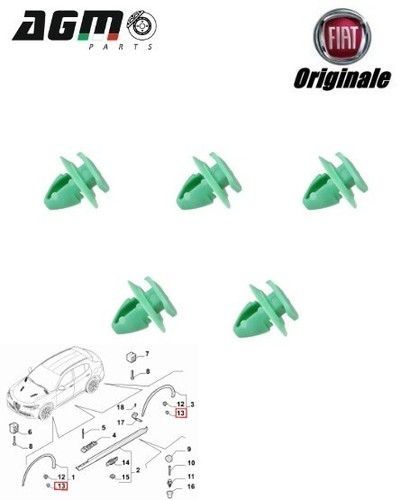 Kit mollette perno - kit, 5