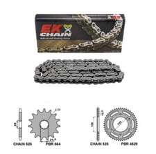 TRIUMPH TIGER 800 KIT TRASMISSIONE CATENA EK 525 CORONA 50 PIGNONE 16