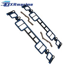 Kit 2 guarnizioni collettore aspirazione per Mercruiser 5.0 5.7L 350 Mag 807473A1