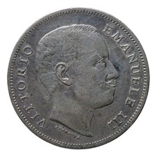 1 Lira 1907 Aquila Sabauda - Roma - Vittorio Emanuele III - Regno d'Italia - BB