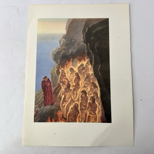 Stampa amos nattini - nattini, purgatorio