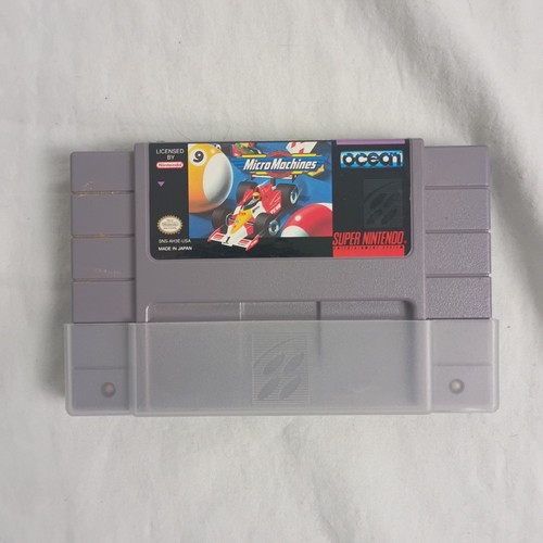 Micro machines snes super - micro,