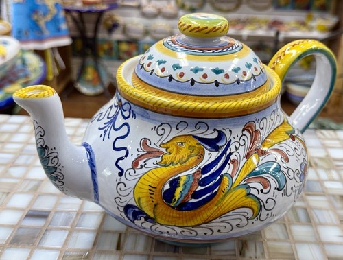 Teiera ceramica deruta tazze - ceramica, 6