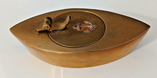 Antico posacenere ottone - in,