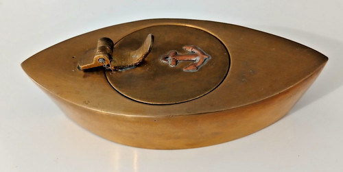 Antico posacenere ottone - antico,