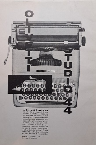Olivetti studio rara - 44,
