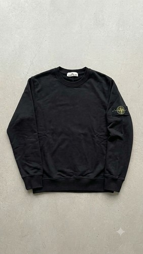 Stone island black cotton long - island,