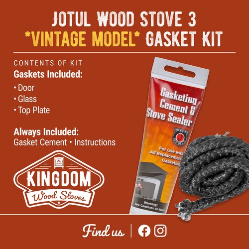 Vintage jotul 3 kit - 3,