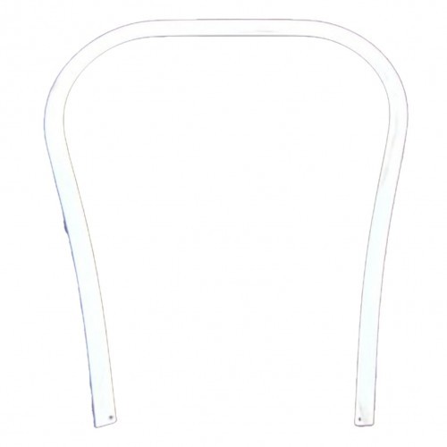 Bordo scudo plastica bianco - scudo,