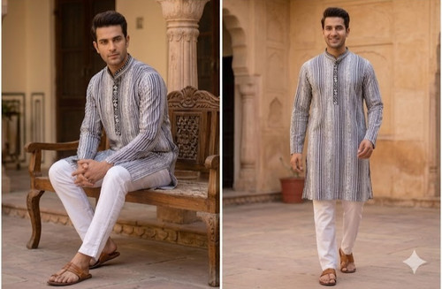 Camicia uomo etnica kurta - da,