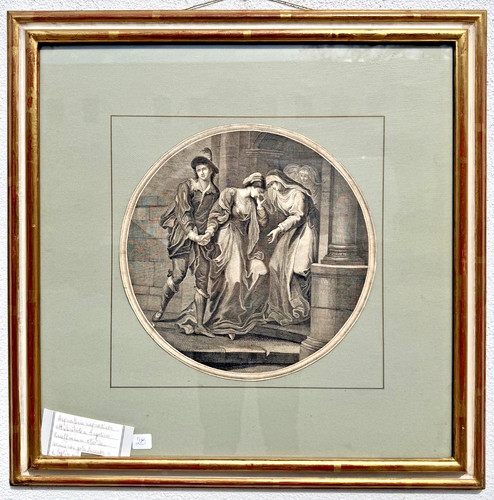 Quadro antico acquaforte - quadro, antico,acquaforte