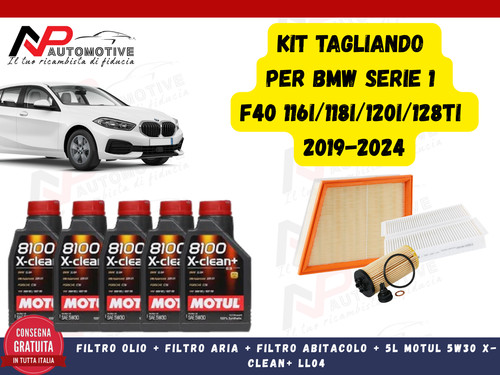 Kit tagliando bmw serie f40 - bmw,
