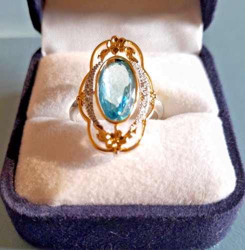 Anello liberty acquamarina - liberty,