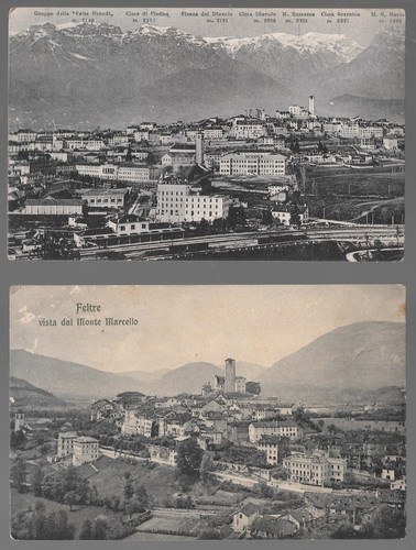 Feltre vista dal monte - vista,