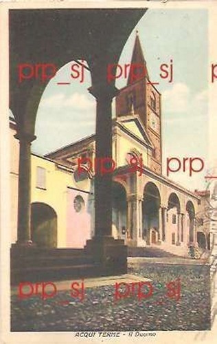 Cartolina acqui terme duomo - cartolina,