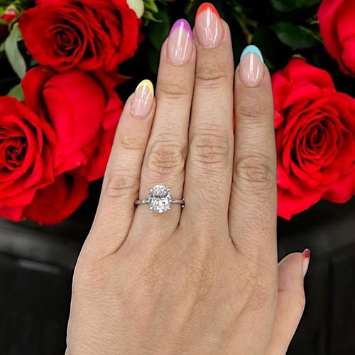Anello solitario carati - 1,50,