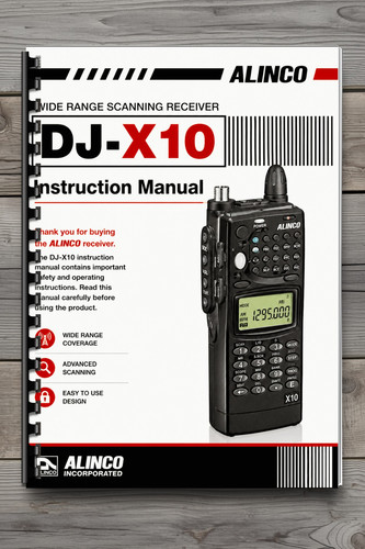Alinco x10 ricevitore - dj-x10,
