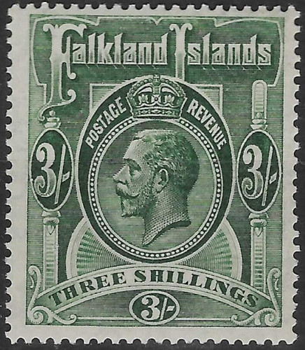 Falkland 1921 3 - 1921-28., 3/-