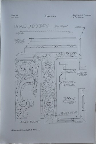 1910 architettura stampa porta - 1910,