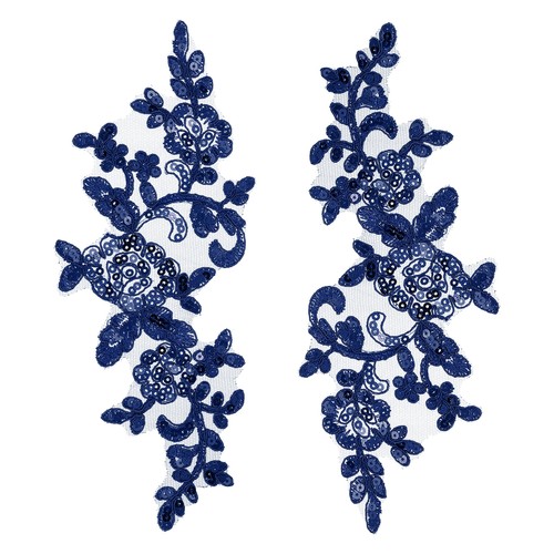 2pcs appliques dentelle fleur - dentelle,