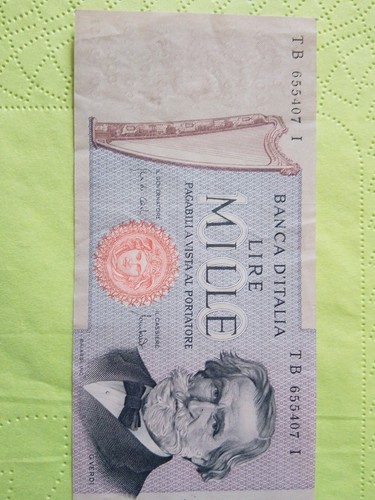 Banconota mille lire 1000 - mille,