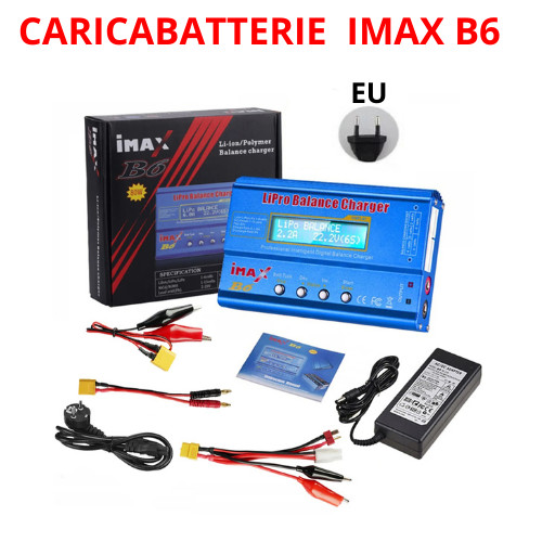 Imax caricabatterie e - b6,