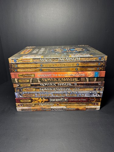 Lotto libri manuale - d&d,
