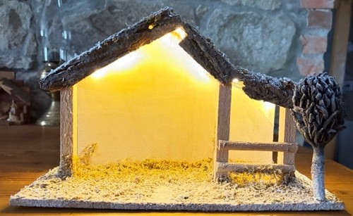 Capanna presepe ambientazione - capanna,