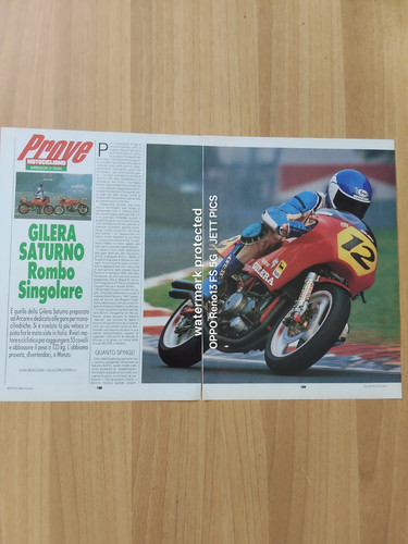 1989 moto gilera saturno prova - moto,