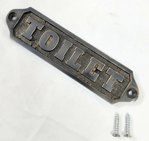 Insegna vintage porta in - vintage, wc