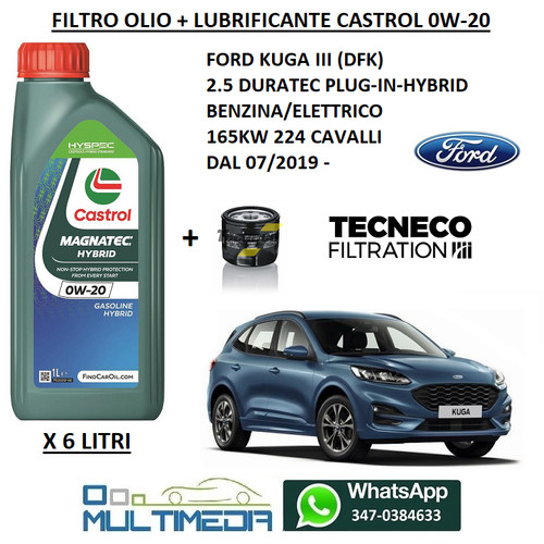 Filtro olio lubrificante - filtro, e
