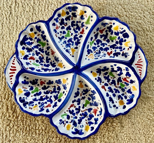 Deruta piatto antipasto diviso - antipasto,